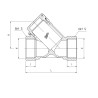 PERFEXIM  FILTR SKOŚNY SIATKOWY 3/4" PHA-060 03-060-0200-000